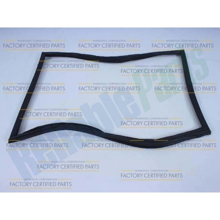 Whirlpool WPW10436253 Whirlpool Refrigerator Freezer Door Gasket Black WPW10436253